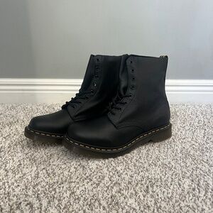 Dr. Martens 1460 Pascal Virginia Black Leather Boots Women's 11